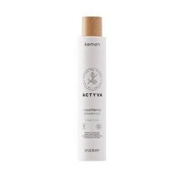 Kemon Actyva Equilibrio, szampon oczyszczający i regulujący wydzielanie sebum do włosów przetłuszczających się. 250ml.