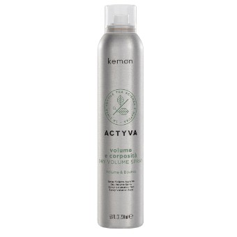 Kemon Actyva Volume, suchy spray do włosów nadający ekstremalną objętość oraz elastyczne utrwalenie fryzury. Pojemność 200ml.