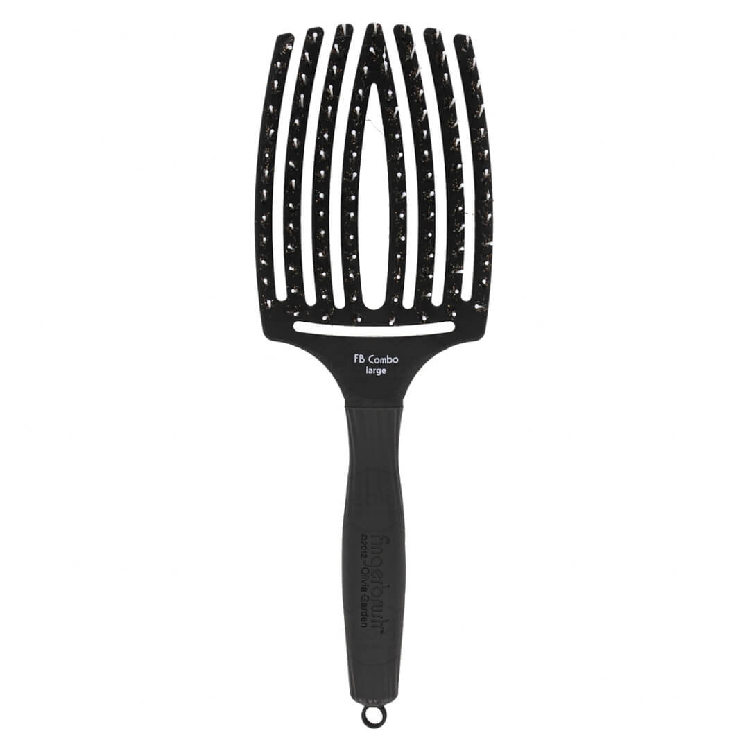 Olivia Garden Finger Brush Combo Large, szczotka z włosiem dzika do codziennej pielęgnacji włosów i skóry głowy.